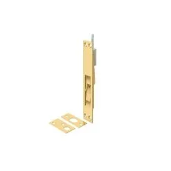 Deltana 24EFBCR003 24" Rod Extension Flush Door Security Bolt PVD Polished Brass