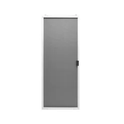 Prime-Line Products PRECISION 3700WH4068 Adjustable Sliding Screen Door 80-3/4" H X 48" W Breezeway White Steel White