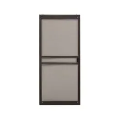 Prime-Line Products PRECISION 3751BZ3068 Adjustable Sliding Screen Door 80-3/4" H X 36" W Branson Bronze Steel Bronze