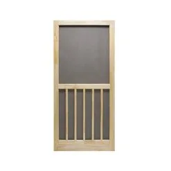 Prime-Line Products PRECISION 3952NA2868 Screen Door 80-1/2" H X 32" W Nantucket Natural Wood Wood Natural Wood