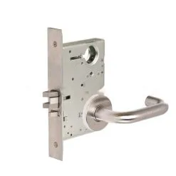 Corbin Russwin ML2068LWA630LC ML2068 Mortise Privacy Lever Lockset, Satin Stainless Steel