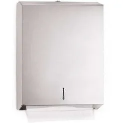 ALPINE 480 Stainless Steel Brushed C-Fold/Multi-Fold Paper Towel Dispenser