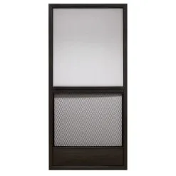 Prime-Line Products PRECISION 3480BZ3068 Screen Door Extrudaform 79-3/4" H X 35-1/8" W Provencial Bronze Steel Bronze