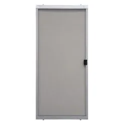 Prime-Line Products PRECISION 3700GR2668 Adjustable Sliding Screen Door 80" H X 30" W Breezeway Gray Steel Gray