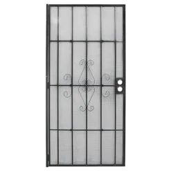 Prime-Line Products PRECISION 3818BK2868 Regal Series Door Screen, 80 In L, 32 In W, Steel, Black