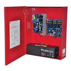 Altronix AL842ULADA NAC Power Extender, Input 120VAC 60Hz At 5A, Class 2 Rated Power Limited Outputs, Red Enclosure