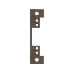 Adams Rite 24-0687-01-313 7140, 7170 Electric Strike Radius Faceplate, Dark Bronze Anodized