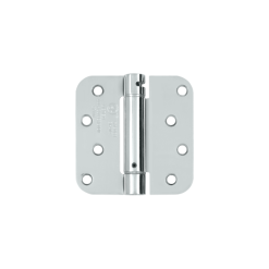 Deltana DSH4R526 5/8" Radius UL Listed Square Corner Mortise Spring Hinge Radius Corner Polished Chrome