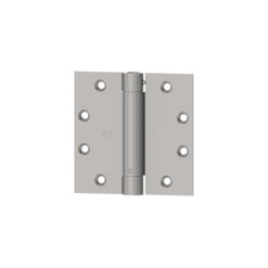 Hager 037453 1250 3-1/2" X 3-1/2" Full Mortise Single Acting Square Corner Spring Hinge, Satin Chrome Finish