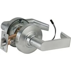 Schlage Commercial ND80PDEU RHO 626 RX ND80PDEU Rhodes Electrified Storeroom Lock - Fail Secure, Satin Chrome