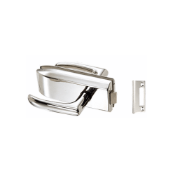 CR Laurence CRL PTH312PS Polished Stainless Glass Mounted Passage Latch