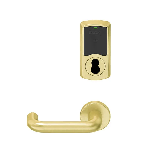 Schlage Electronics LEBMS-GRW J 03 606 00C LH Wireless Mortise Lock Satin Brass