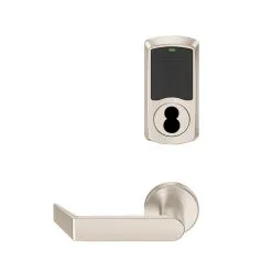 Schlage Electronics LEBMD-GRW J 06 619 00A LH Wireless Mortise Lock Satin Nickel Plated Clear Coated
