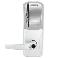 Schlage Electronics CO200CY50MSATH625LRH Electric Cylindrical Lock Bright Chrome