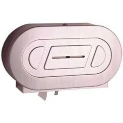 Bobrick Washroom Equipment, Inc Bobrick Washroom Equipment 2892 Surface-Mounted Twin Jumbo-Roll Toilet Tissue Dispenser