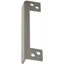 Don-Jo Don Jo ALP-206-SL 6" Angled Latch Protector For Outswing Doors Silver Coated Finish