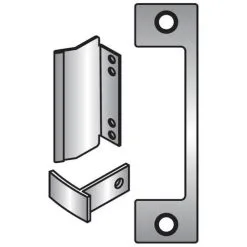 HES T630 1006 Series Faceplate, Satin Stainless Steel