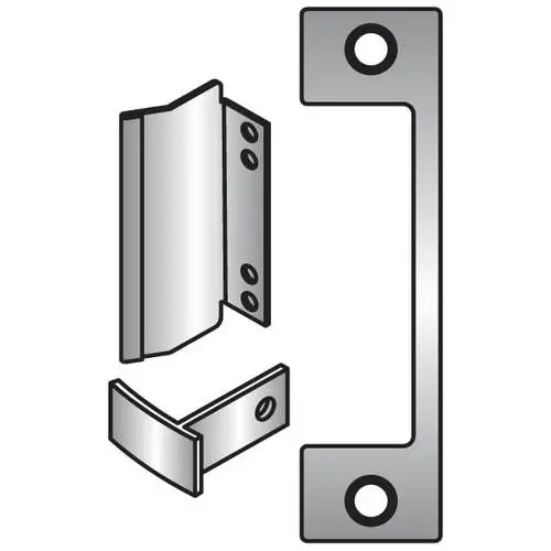 HES T630 1006 Series Faceplate, Satin Stainless Steel