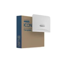 Kimberly Clark Kimberly-Clark PROFESSIONAL 58771 ICON Faceplate (58771), White Mosaic Design, For Coreless Standard Roll Toilet Paper Dispenser Vertical