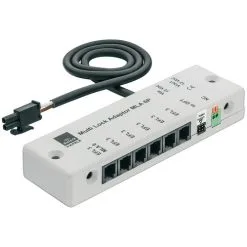 Hafele 237.59.032 Multi-Lock Adapter, MLA 6, For EFL 3/3C, EFL 80 Dialock, Gray Gray